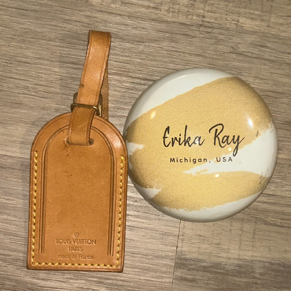 Louis Vuitton‎ Vachetta Leather Luggage Tag